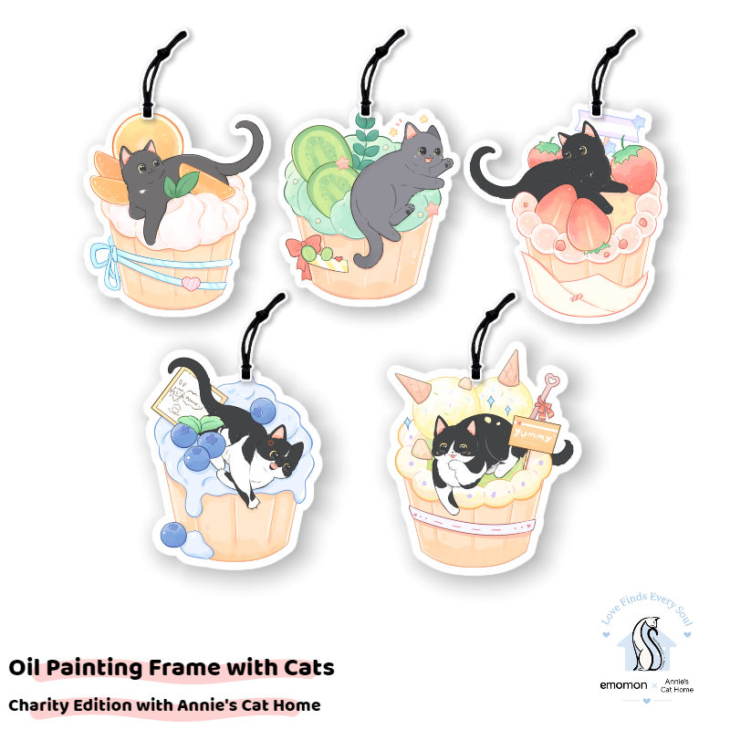 Card Air Freshener Set (5-Pack) - Charity Edition with Annie's Cat Home