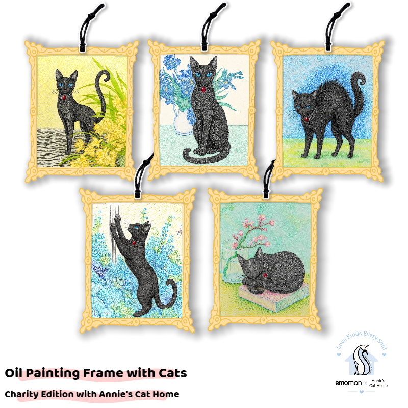 Card Air Freshener Set (5-Pack) - Charity Edition with Annie's Cat Home
