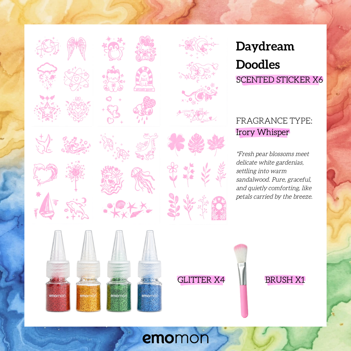 Daydream Doodles | Scented Body Jewelry - Ivory Whisper
